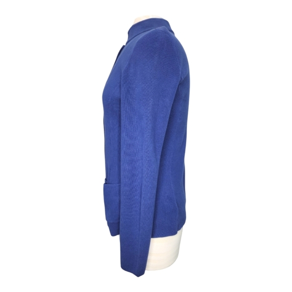 Lauren Ralph Lauren Preppy Sweater Stand Collar Cotton Sz L - Picture 2 of 11